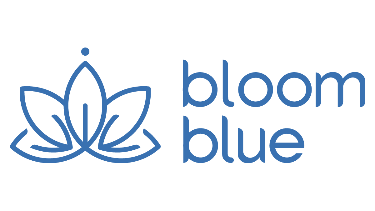 logotipo de bloom blue